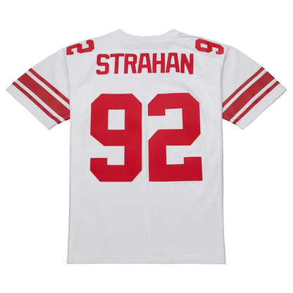 NY.Giants #92 Michael Strahan Mitchell & Ness Legacy Replica Jersey - White Stitched American Football Jerseys - Main View