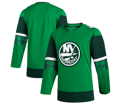 NY.Islanders 2023 St. Patrick's Day Primegreen Authentic Jersey - Kelly Green Stitched American Hockey Jerseys - Main View