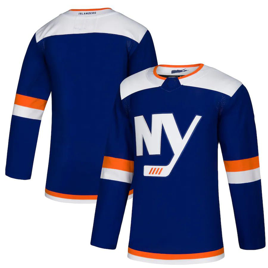NY.Islanders Alternate Authentic Blank Jersey Blue Stitched American Hockey Jerseys - Main View