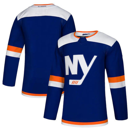 NY.Islanders Alternate Authentic Blank Jersey Blue Stitched American Hockey Jerseys - Main View
