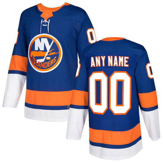 Custom NY.Islanders Authentic Jersey  Royal Stitched American Hockey Jerseys - Main View