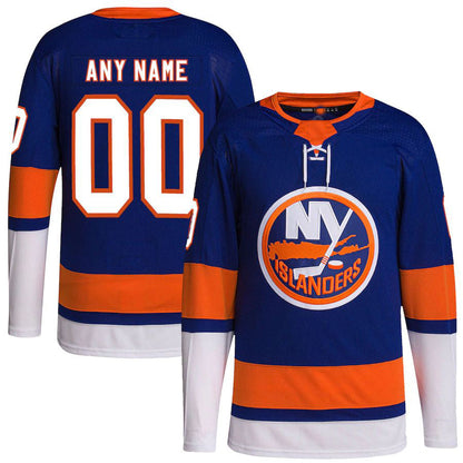 Custom NY.Islanders Home Primegreen Authentic Pro Royal Stitched American Hockey Jerseys - Main View