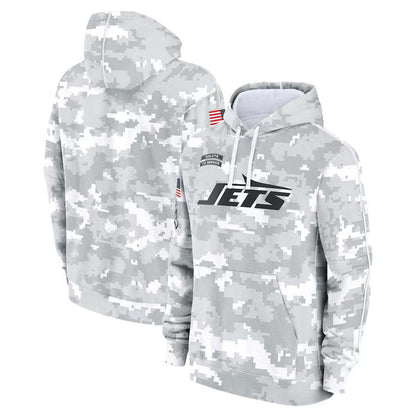 NY.Jets 2024 Salute To Service Club Pullover Hoodie Cheap sale Birthday and Christmas gifts Stitched American Football Jerseys - Main View