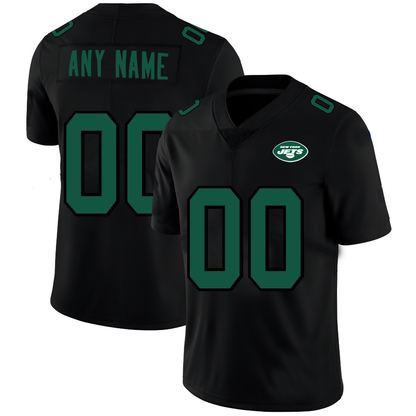 Custom NY.Jets  Football Jerseys Black American Stitched Name And Number Size S to 6XL Christmas Birthday Gift - Main View