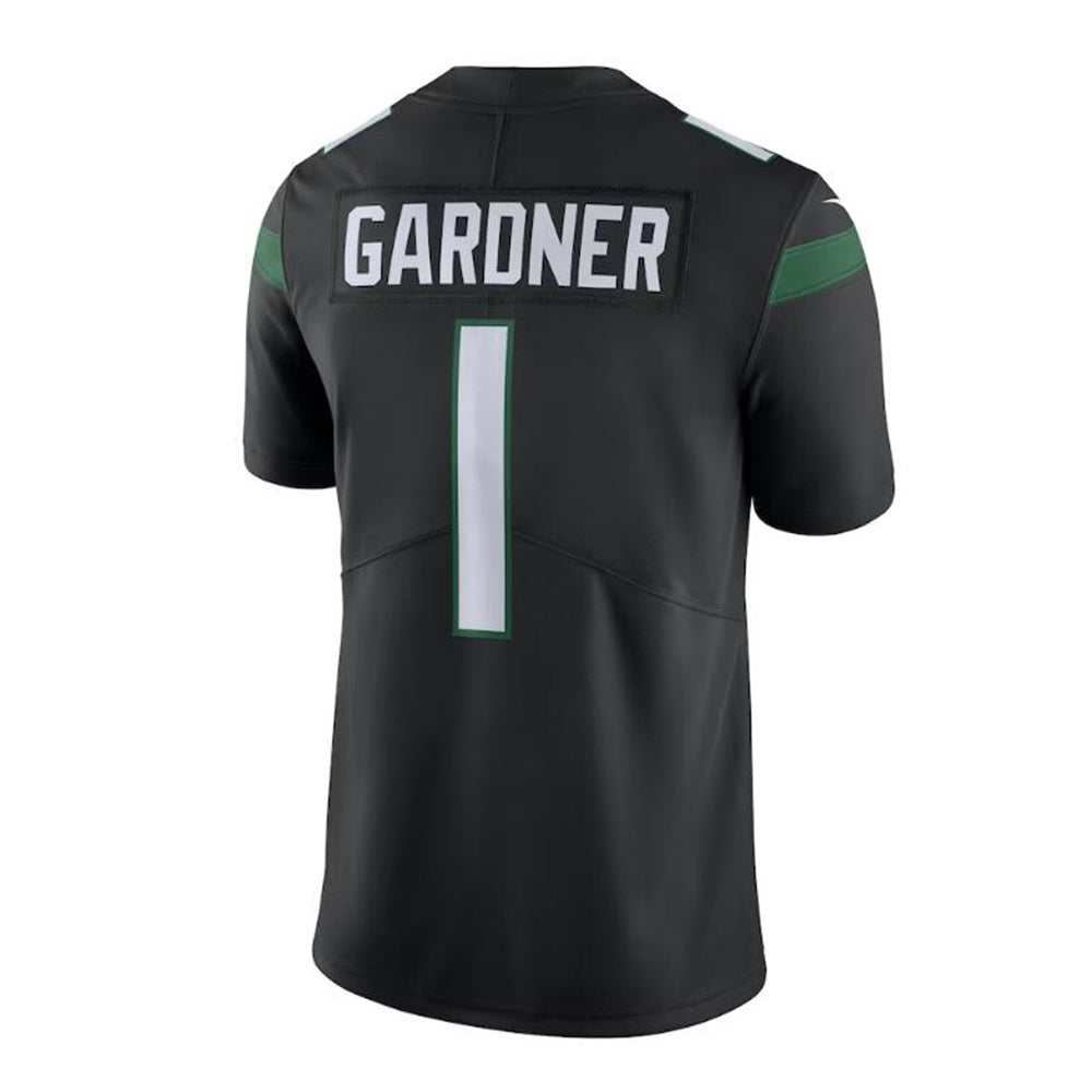NY.Jets #1 Ahmad Sauce Gardner Black Vapor Untouchable Limited Jersey Stitched American Football Jerseys - Main View