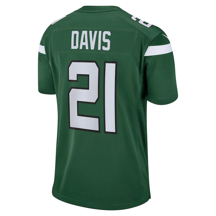 NY.Jets #21 Ashtyn Davis Gotham Green Game Player Jersey Stitched American Football Jerseys - Main View