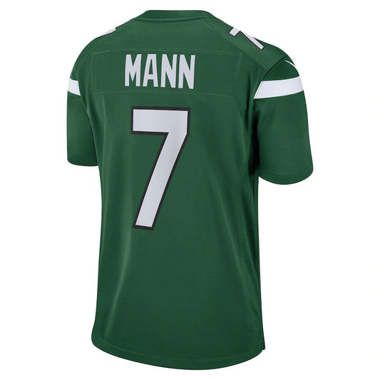 NY.Jets #7 Braden Mann Gotham Green Game Jersey Stitched American Football Jerseys - Main View