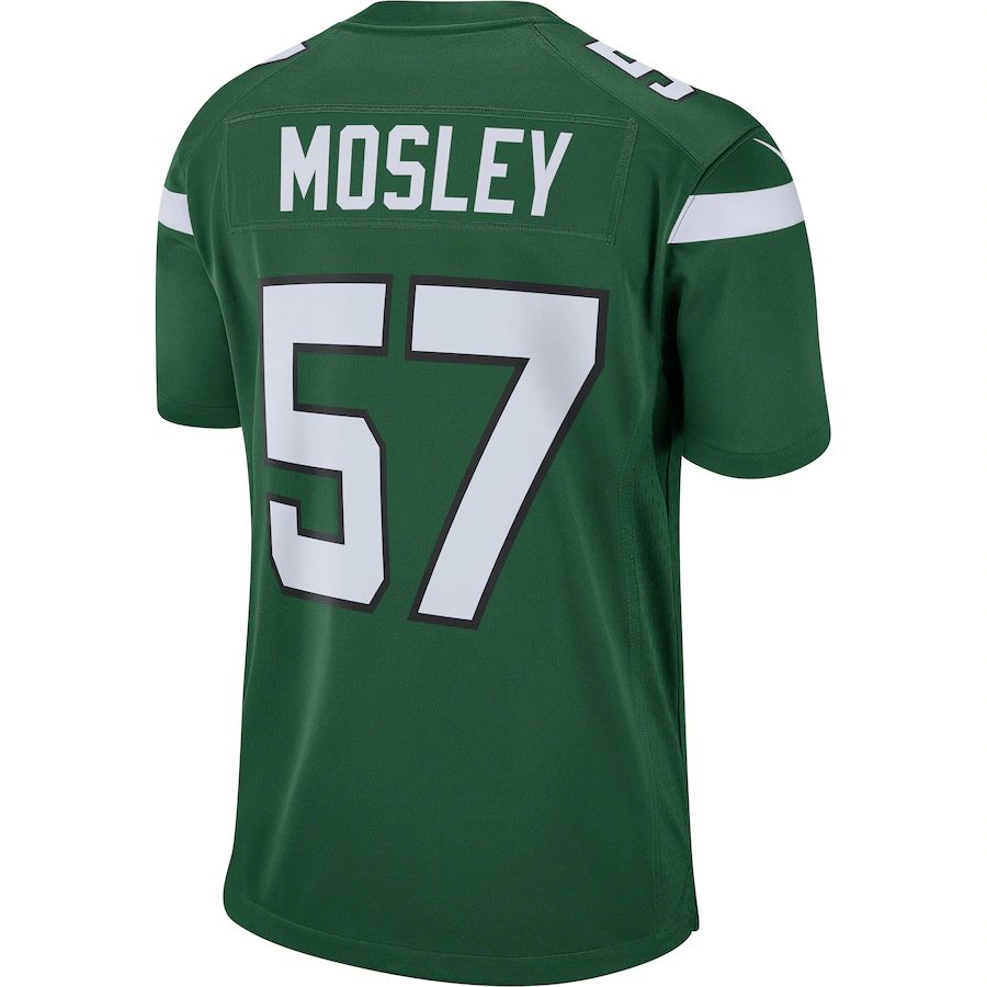 NY.Jets #57 C.J. Mosley Gotham Green Game Jersey Stitched American Football Jerseys - Main View