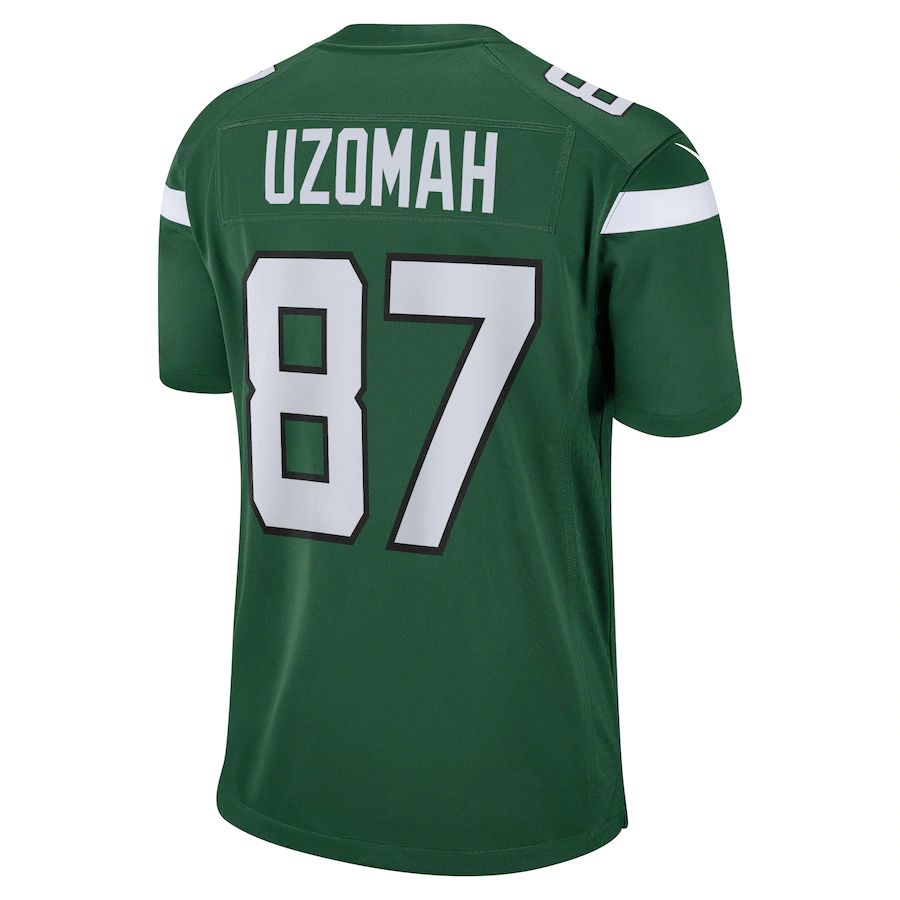 NY.Jets #87 C.J. Uzomah Gotham Green Player Game Jersey Stitched American Football Jerseys - Main View
