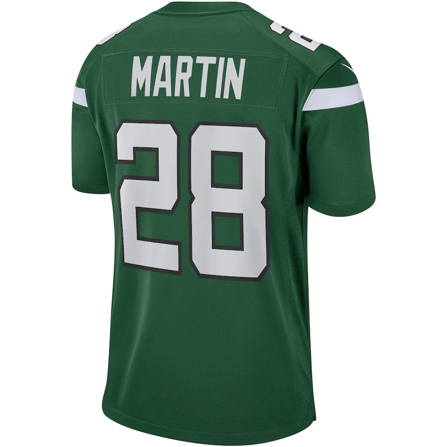 NY.Jets #28 Curtis Martin Gotham Green Game Retired Player Jersey Stitched American Football Jerseys - Main View