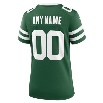 NY.Jets Custom Game Jersey - Legacy Green Stitched Football Jerseys - Main View