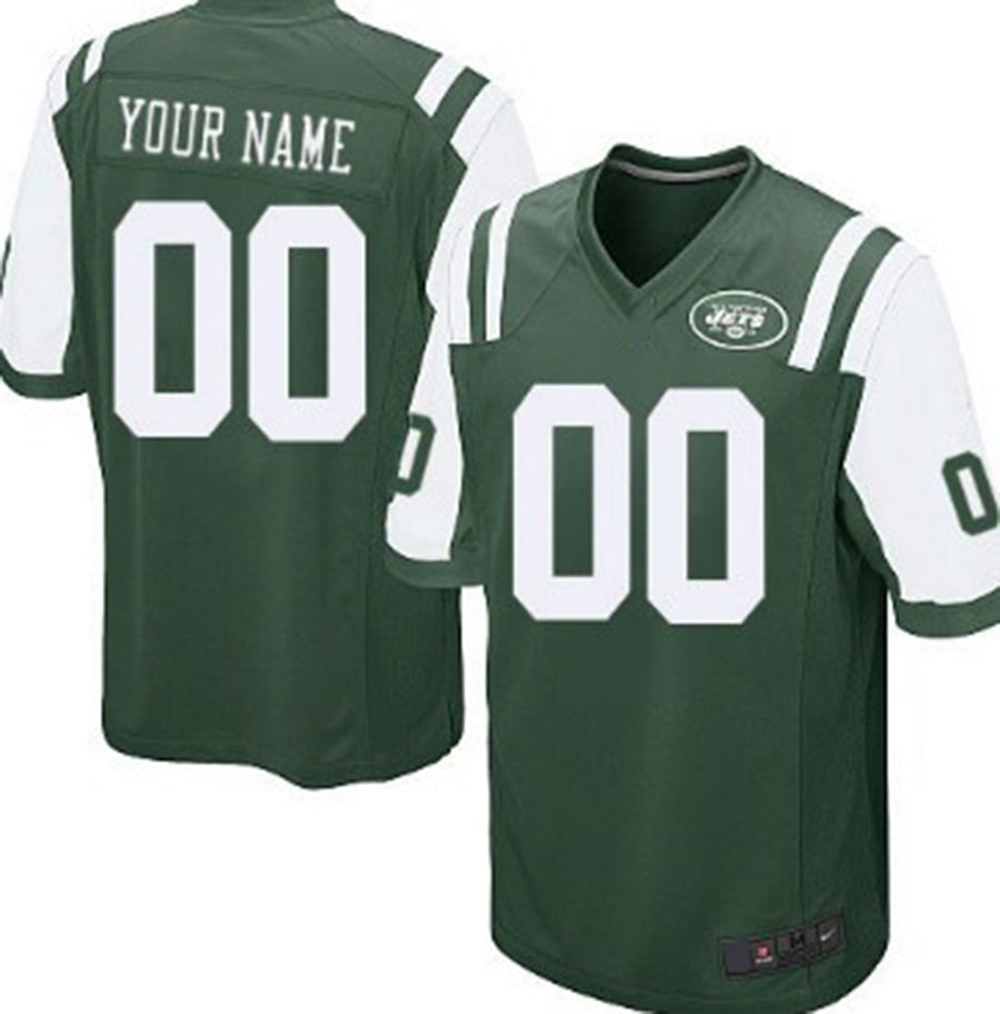 Custom NY.Jets Green Limited Jersey American Stitched Jersey Football Jerseys - Main View