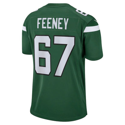 NY.Jets #67 Dan Feeney Gotham Green Game Jersey Stitched American Football Jerseys - Main View