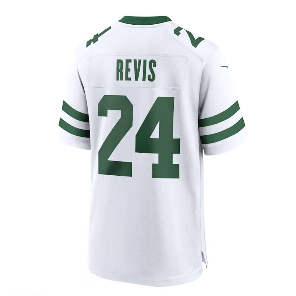 NY.Jets #24 Darrelle Revis White Legacy Retired Player Game Jersey Stitched American Football Jerseys - Main View
