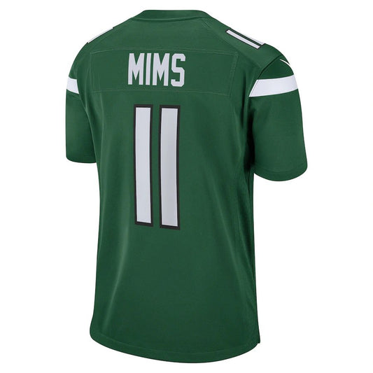 NY.Jets #11 Denzel Mims Gotham Green Game Jersey Stitched American Football Jerseys - Main View