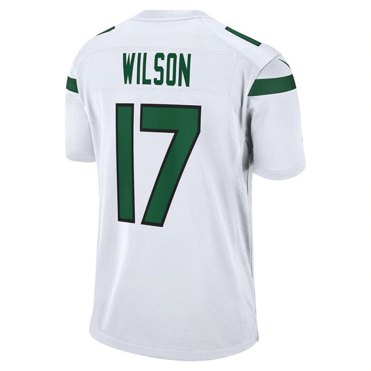 NY.Jets #17 Garrett Wilson White Game Player Jersey Stitched American Football Jerseys - Main View