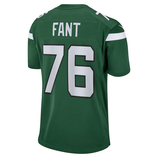 NY.Jets #76 George Fant Gotham Green Game Jersey Stitched American Football Jerseys - Main View
