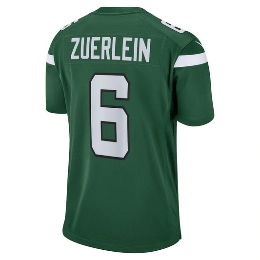 NY.Jets #6 Greg Zuerlein Gotham Green Game Player Jersey Stitched American Football Jerseys - Main View