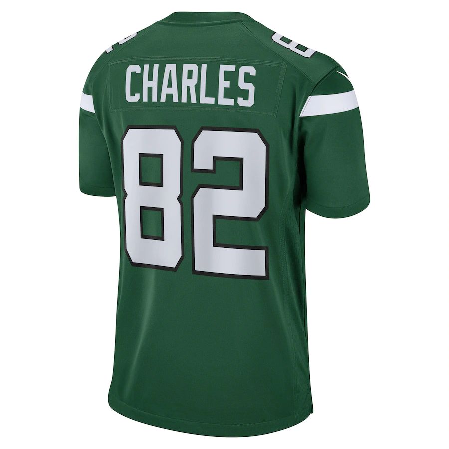 NY.Jets #82 Irvin Charles Gotham Green Game Player Jersey Stitched American Football Jerseys - Main View
