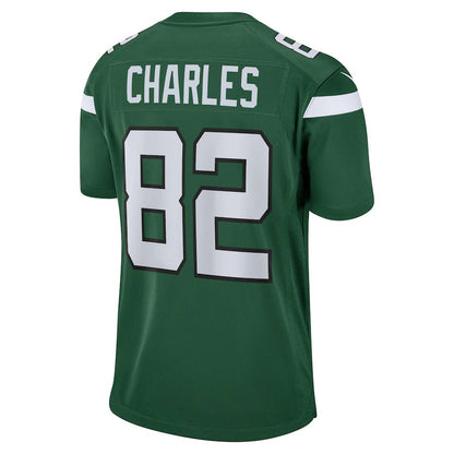 NY.Jets #82 Irvin Charles Gotham Green Game Player Jersey Stitched American Football Jerseys - Main View