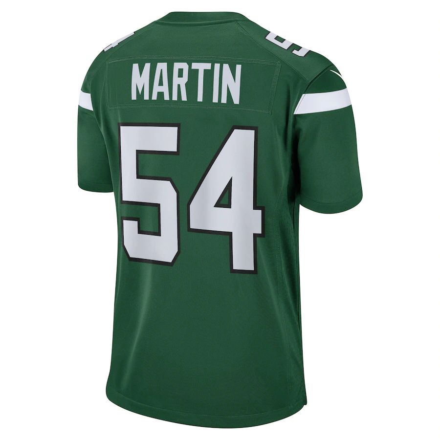 NY.Jets #54 Jacob Martin Gotham Green Game Jersey Stitched American Football Jerseys - Main View