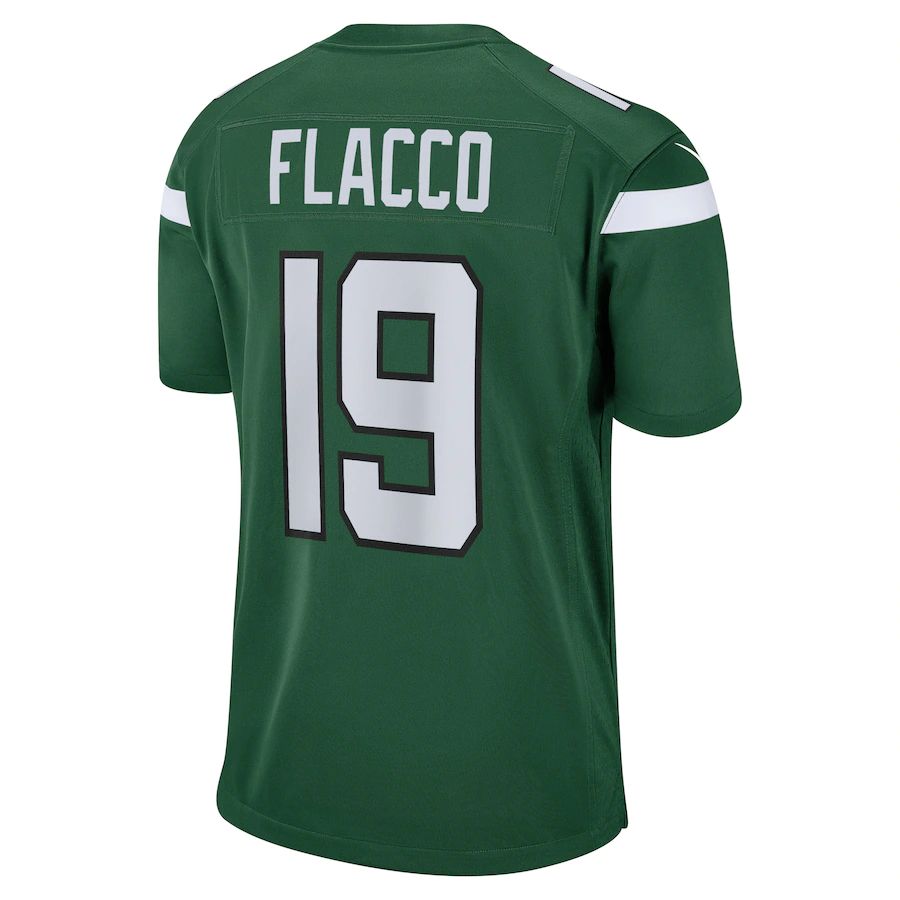 NY.Jets #19 Joe Flacco Gotham Green Player Game Jersey Stitched American Football Jerseys - Main View
