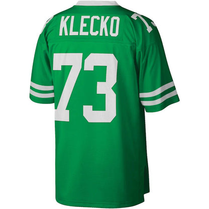 NY.Jets #73 Joe Klecko Mitchell & Ness Kelly Green Legacy Replica Jersey Stitched American Football Jerseys - Main View