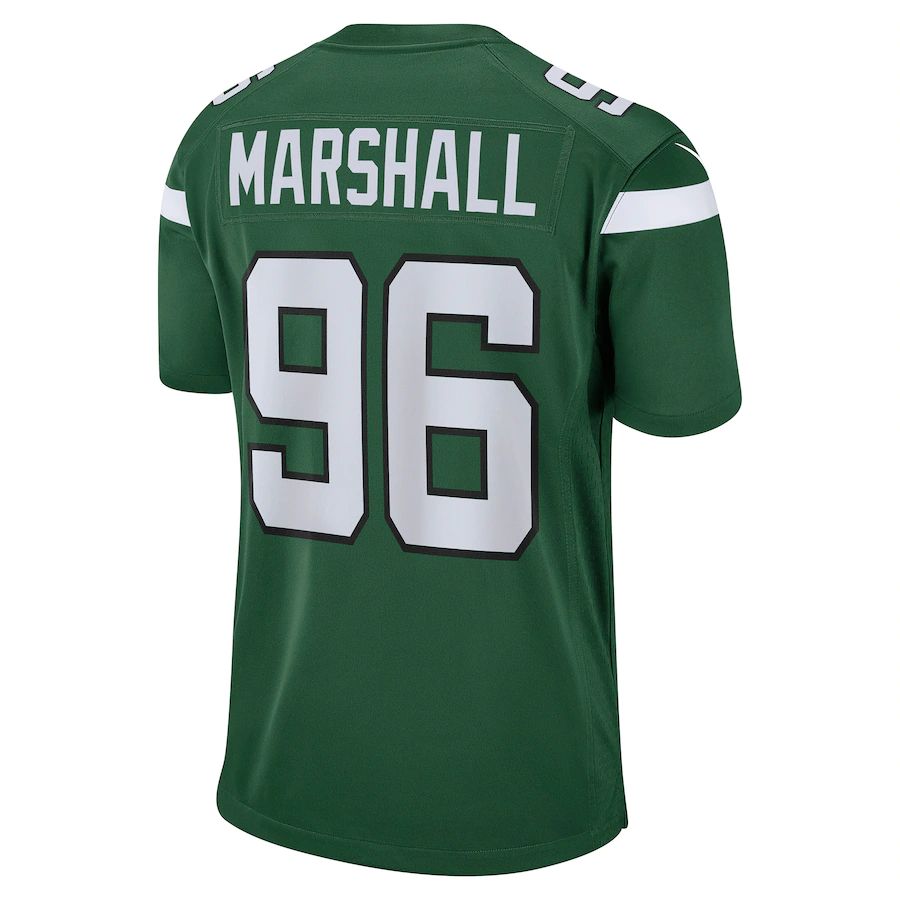 NY.Jets #96 Jonathan Marshall Gotham Green Game Jersey Stitched American Football Jerseys - Main View