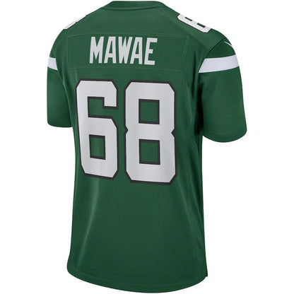 NY.Jets #68 Kevin Mawae Gotham Green Game Retired Player Jersey Stitched American Football Jerseys - Main View