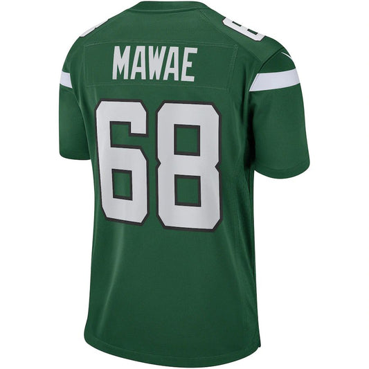 NY.Jets #68 Kevin Mawae Gotham Green Game Retired Player Jersey Stitched American Football Jerseys - Main View