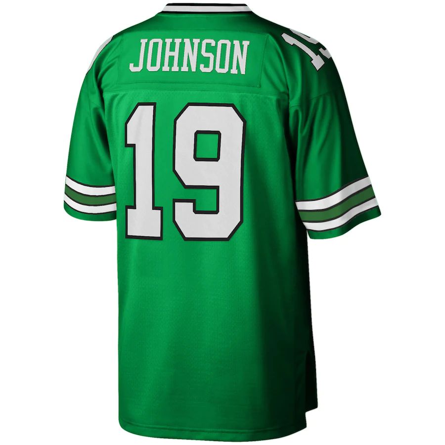 NY.Jets #19 Keyshawn Johnson Mitchell & Ness Kelly Green 1996 Legacy Replica Jersey Stitched American Football Jerseys - Main View