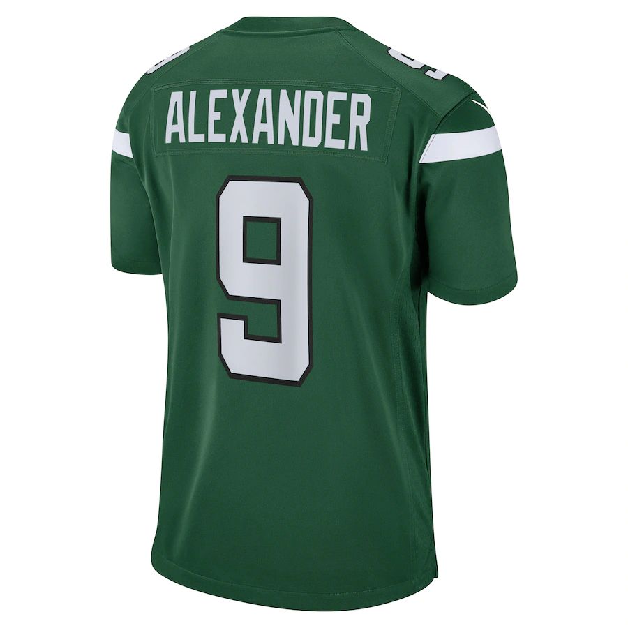 NY.Jets #9 Kwon Alexander Gotham Green Game Player Jersey Stitched American Football Jerseys - Main View