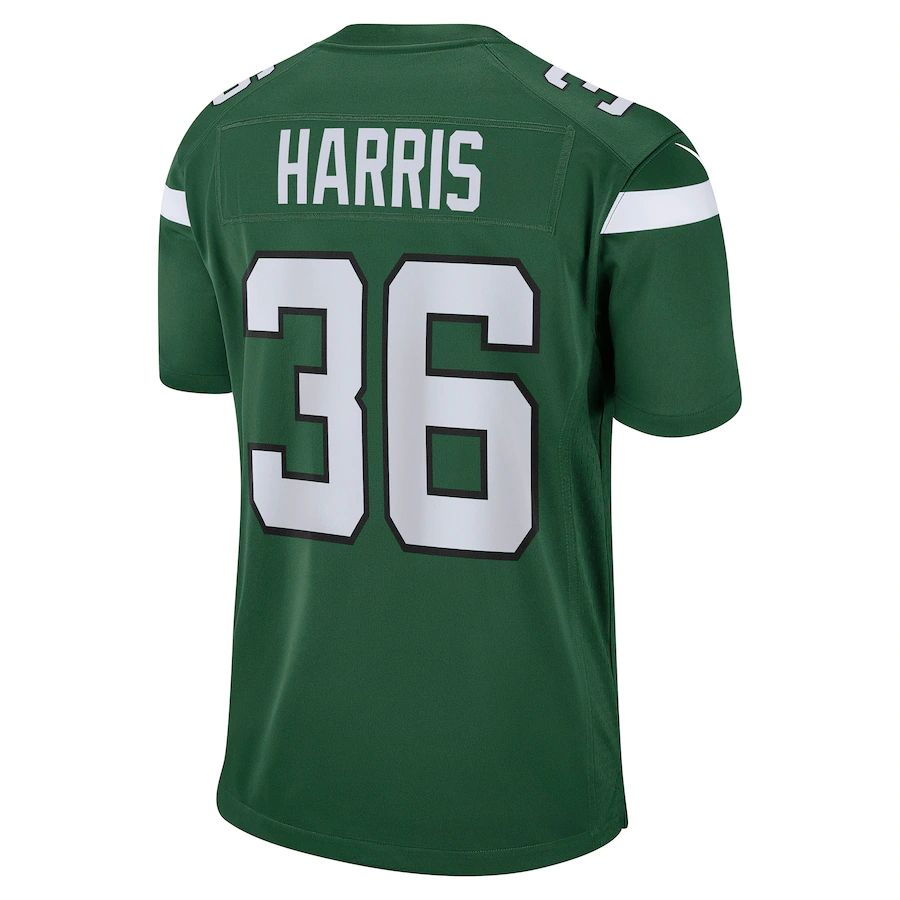 NY.Jets #36 Marcell Harris Gotham Green Game Player Jersey Stitched American Football Jerseys - Main View