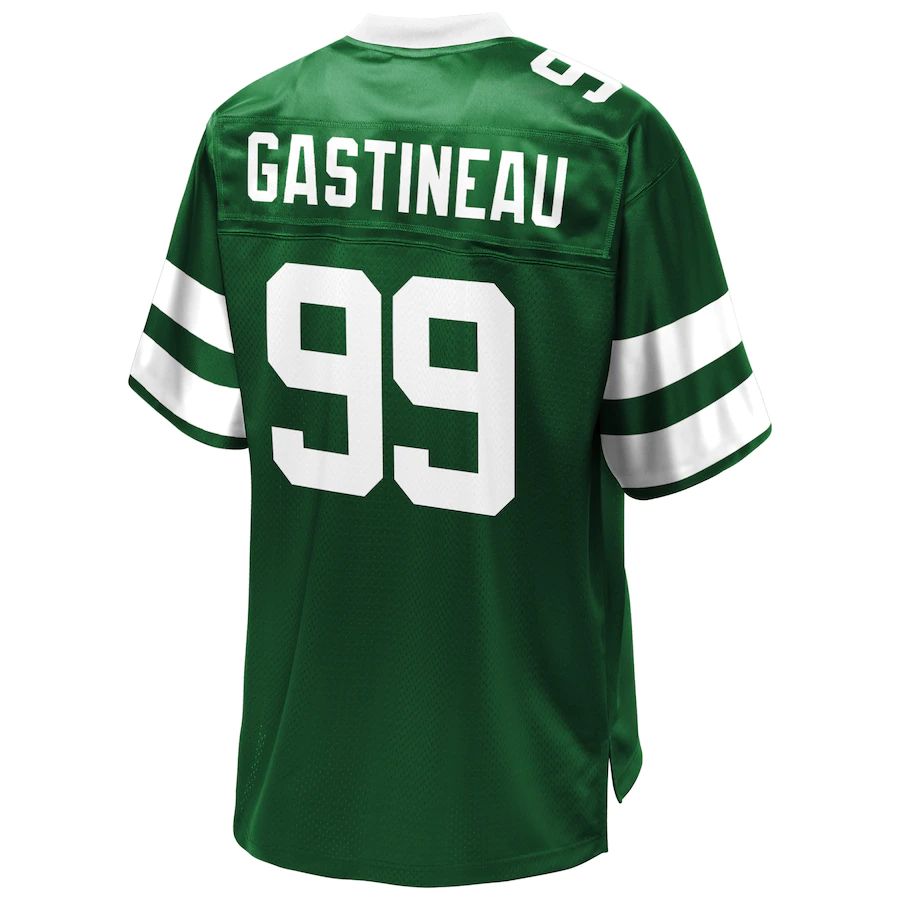 NY.Jets #99 Mark Gastineau Pro Line Green Retired Player Jersey Stitched American Football Jerseys - Main View