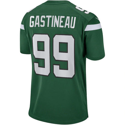 NY.Jets #99 Mark Gastineau Gotham Green Game Retired Player Jersey Stitched American Football Jerseys - Main View