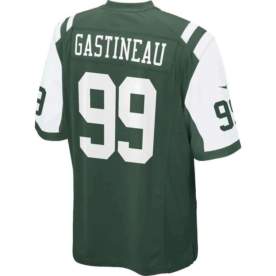 NY.Jets #99 Mark Gastineau Green Retired Player Game Jersey Stitched American Football Jerseys - Main View