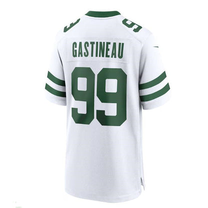 NY.Jets #99 Mark Gastineau White Legacy Retired Player Game Jersey Stitched American Football Jerseys - Main View