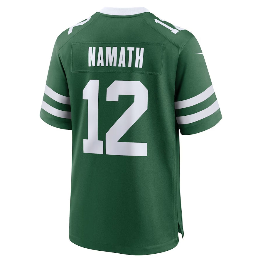 NY.Jets #12 Joe Namath Game Jersey - Legacy Green American Football Jerseys - Main View