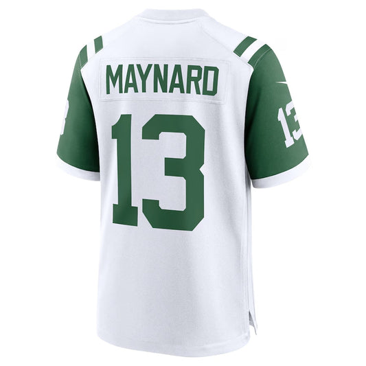 NY.Jets #13 Don Maynard Classic Alternate Retired Player Game Jersey - White. American Football Jerseys - Main View