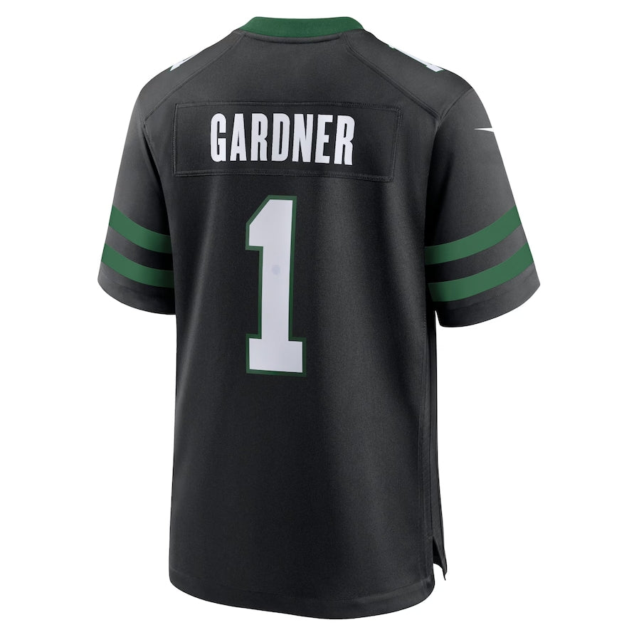 NY.Jets #1 Ahmad Sauce Gardner Alternate Game Jersey - Legacy Black American Football Jerseys - Main View