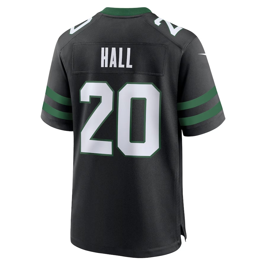 NY.Jets #20 Breece Hall Alternate Game Jersey - Legacy Black American Football Jerseys - Main View