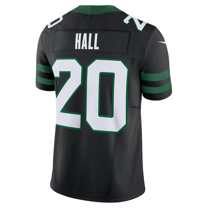 NY.Jets #20 Breece Hall Alternate Vapor F.U.S.E. Limited Jersey - Legacy Black American Football Jerseys - Main View