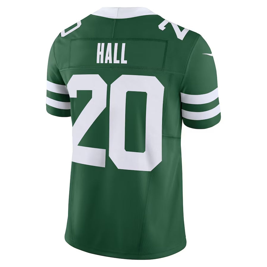 NY.Jets #20 Breece Hall Vapor F.U.S.E. Limited Jersey - Legacy Green American Football Jerseys - Main View