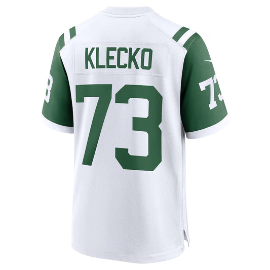 NY.Jets #73 Joe Klecko Classic Alternate Retired Player Game Jersey - White American Football Jerseys - Main View