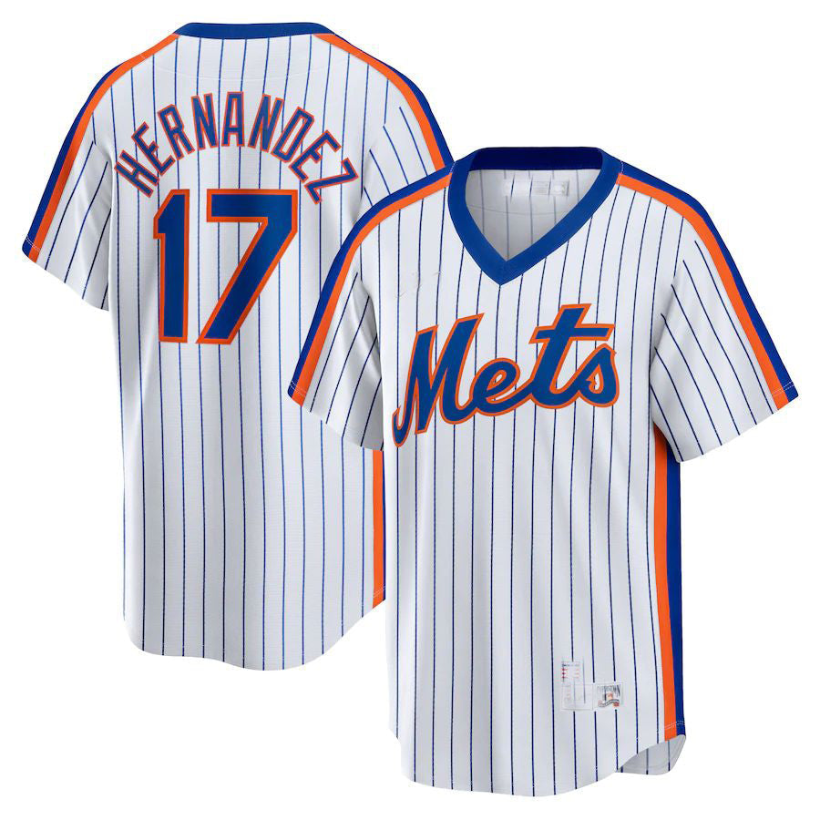 New York Mets #17 Keith Hernandez White Home Cooperstown Collection Player Jersey Baseball Jerseys - Main View