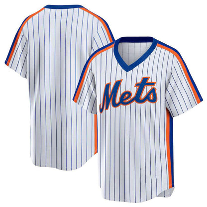 New York Mets White Home Cooperstown Collection Team Jersey Baseball Jerseys - Main View