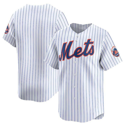 New York Mets White Home Replica Team Jersey Baseball Jerseys - Main View