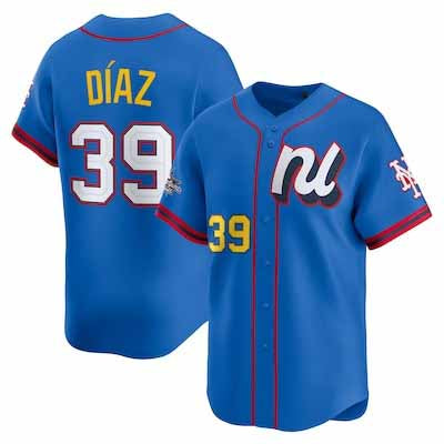 New York Mets #39 Edwin Díaz National League 2025 All-Star Edition Limited Player Jersey - Blue Baseball Jersey - Main View