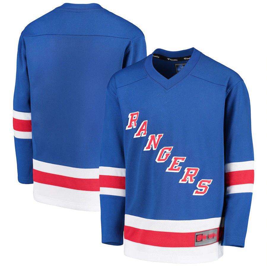 NY.Rangers Fanatics Branded Home Replica Blank Jersey Royal Stitched American Hockey Jerseys - Main View