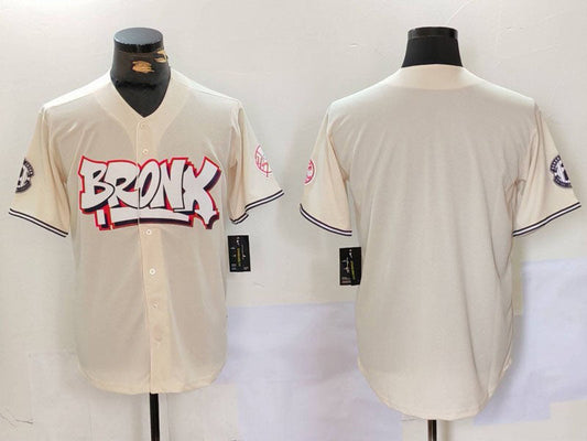 New York Yankees Blank Cream Vapor Limited Stitched Baseball Jersey - Main View